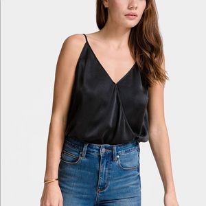 NWOT Grana Silk Wrap Tank